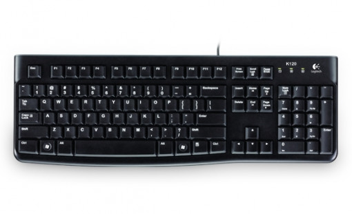 Tastatura usb logitech k120, black (920-002509)