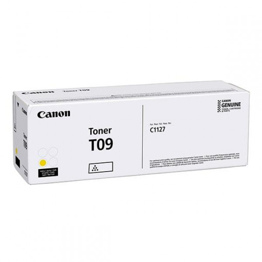 Toner Canon CRG-T09 yellow, 5.9k pagini, pentru i-sensys, C1127I/IF/P.