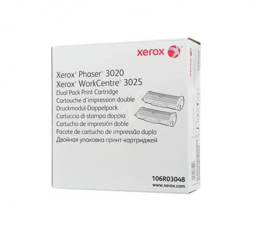 Cartus toner xerox phaser dual pack 3020 wc3025