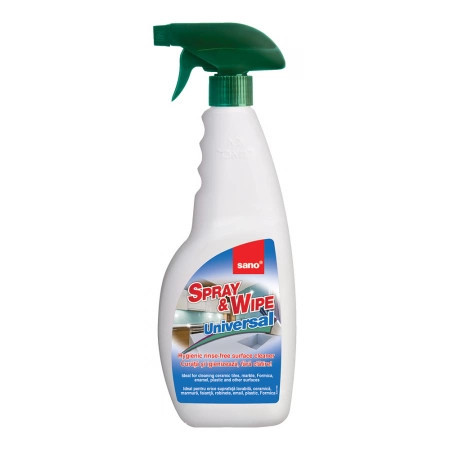 Detergent curățare universală fără clătire Sano Spray & Wipe Trigger, 750 ml