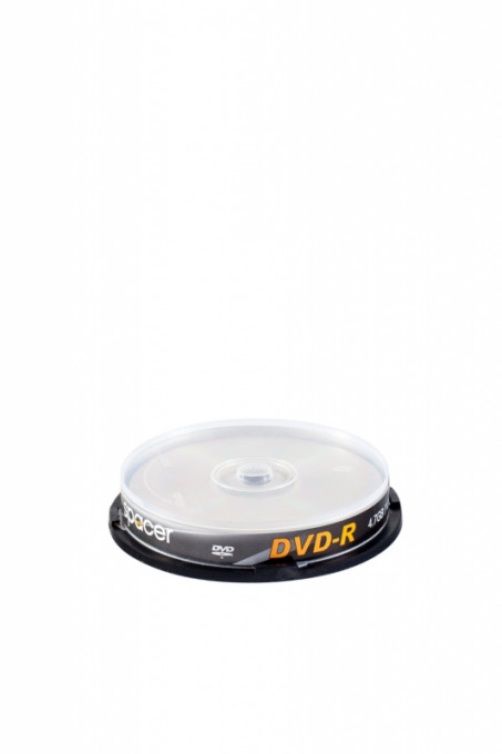 Dvd-r 4.7gb/120min, viteza 16x, 10 bucati, layer single, spacer (dvdr10)