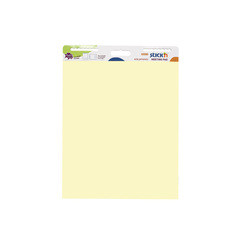 Flipchart pad repozitionabil, 79x63 cm, 30 coli/set, coli galbene, Stick'n