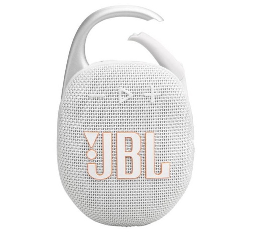 JBL Clip5 PortableBluetoothSpeaker White - Img 1