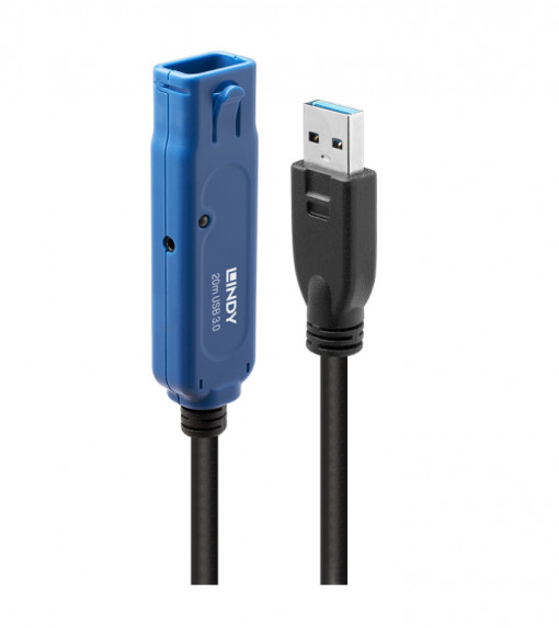 Lindy Cablu USB 3.0 Ext. Activ Pro 20m