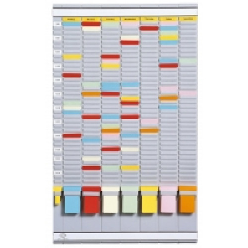 Planner saptamanal cu T-cards, cu 35 de slot-uri, complet