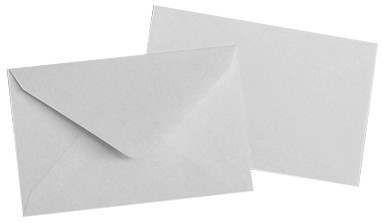 Plic C7 (90 x 140 mm), alb, gumat, 80 g/mp, 1000/cutie, clapa V