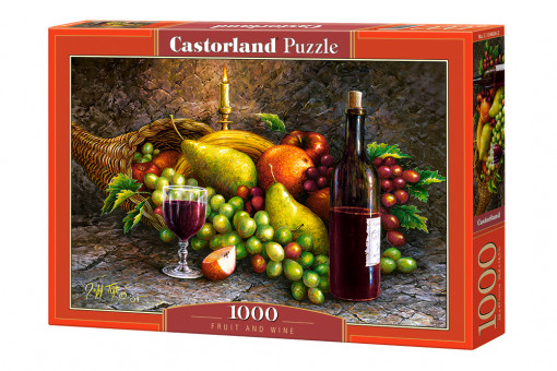 Puzzle 1000 piese Fruit and Wine