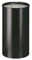 Scrumiera metalica de podea cu nisip, 50 litri, VEPA BINS - negru