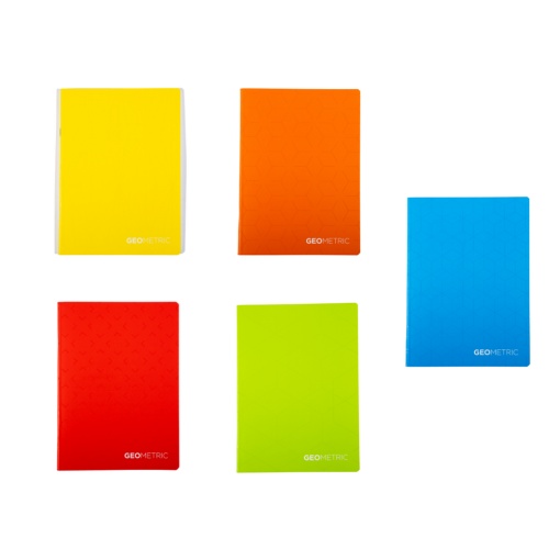 Caiet Design Geometrics, A5, 48 file, hârtie 80gr./mp, copertă carton 300gsm, dictando