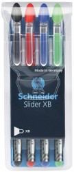 Pix cu mecanism Schneider Slider Basic XB rubber grip, 4 buc/set