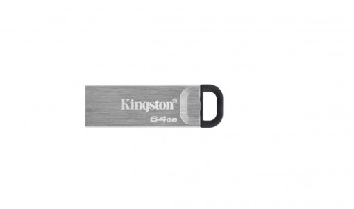 USB Flash Drive Kingston, DataTraveler Kyson, 64GB, USB 3.2, metalic