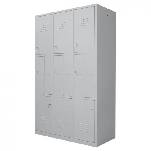 ZIG ZAG C859 • Vestiar 6 uși Z 1150x450x1800LxlxH (mm) / Dimensiuni exterioare