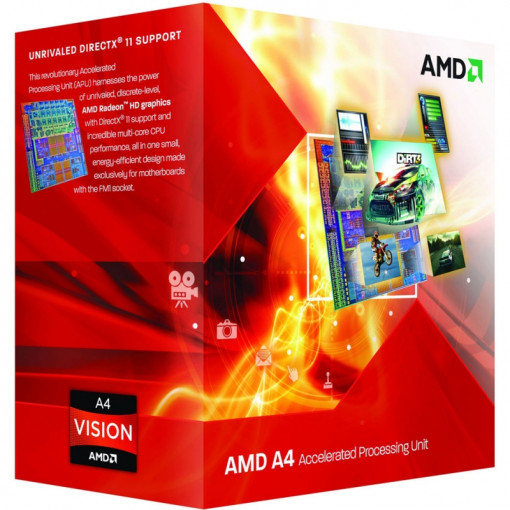 Amd a4-4000 3ghz, socket fm2, box (ad4000okhlbox)