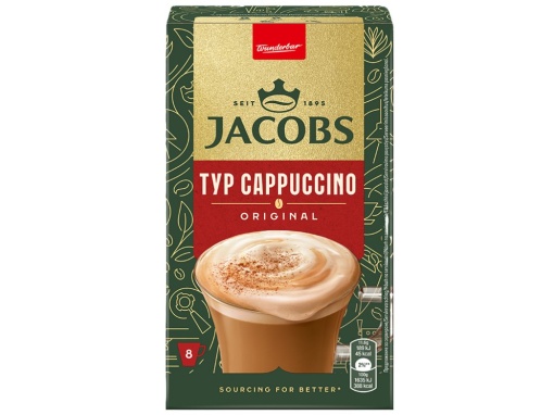 Cafea solubilă Jacobs Cappucino Original, 11.6 g x 8 plicuri