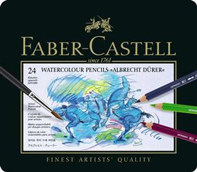 Creioane colorate Acuarela A.Durer Faber-Castell 24 buc