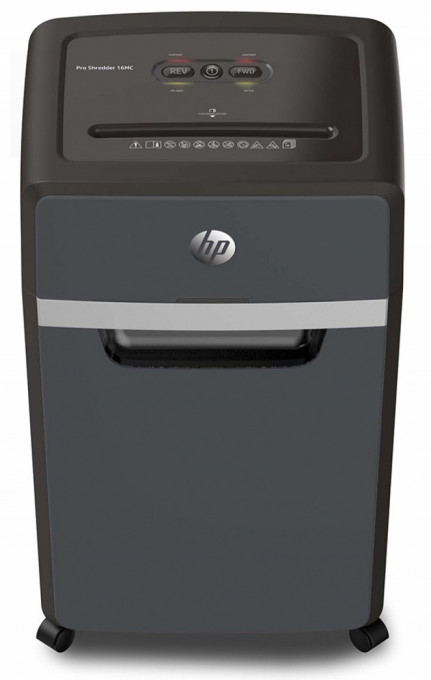 Distrugator de documente HP Pro Shredder 16MC - 16 coli, micro cut (2 x 15mm), nivel securitate 5