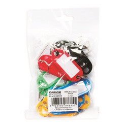 Etichete pentru chei, 20/set, culori asortate Office Products