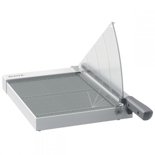 Ghilotină LEITZ Home Office Precision, A4, 10 coli, indicator laser inclus, gri