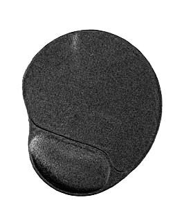 Mouse pad gel cu wristpad confortabil, dimensiuni:260x220mm, grosime 3mm, negru, gembird (mp-gel-black)