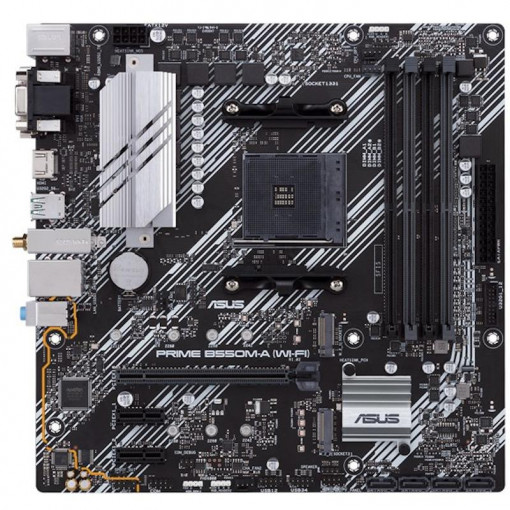 Placa de baza Asus AM4 PRIME B550M-A WIFI II Socket LGA AM4 AMD B550 (Ryzen AM4) micro ATX motherboard