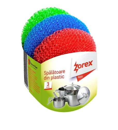 Spălătoare din plastic Zorex Basic, 3 buc/set