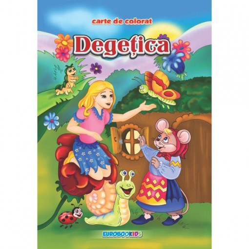 Carte De Colorat - Degetica