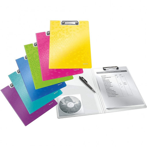 Clipboard dublu Leitz WOW A4 polyfoam