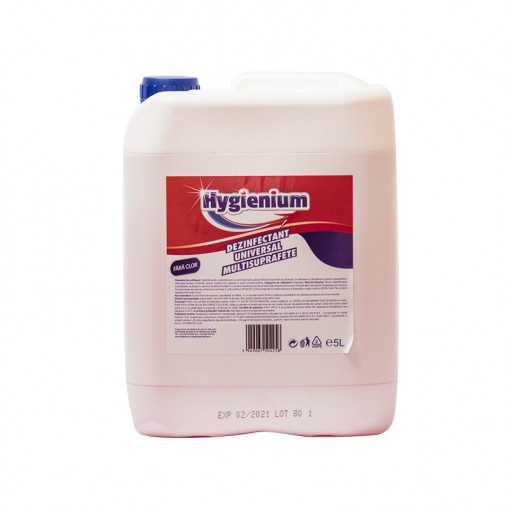 Dezinfectant universal multisuprafete Hygienium 5l (Avizat de Ministerul Sanatatii)