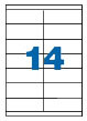 Etichete autoadezive, pretaiate (105x41mm), 14/A4, 100 coli/top, A-Series