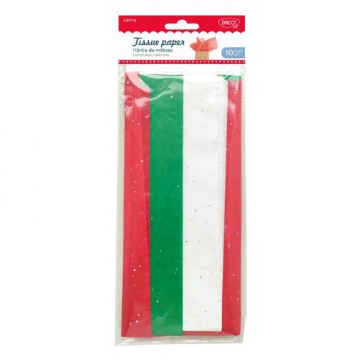 Hartie matase 10 coli Craciun DACO