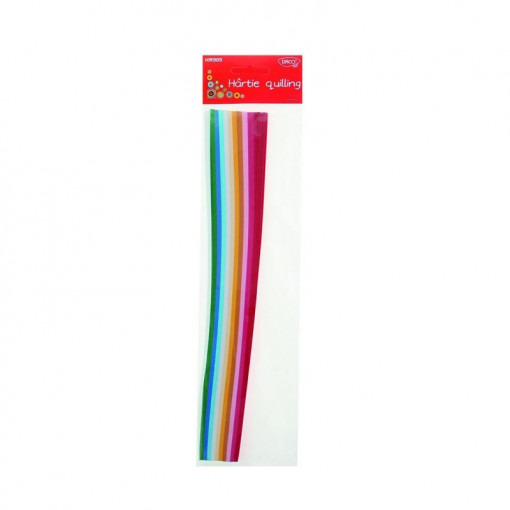Hartie quilling 30x1cm 300/set Daco