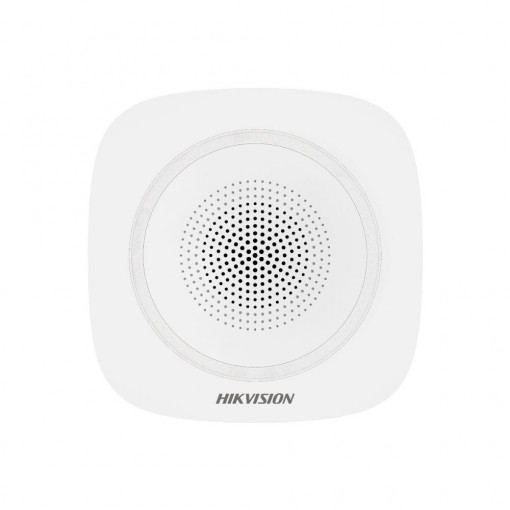 Sirena interior wireless AX PRO Hikvision DS-PS1-I-WE(Blue Indicator); 868MHz two-way Tri-X wireless