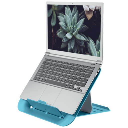Suport ergonomic LEITZ Cosy, pentru laptop, ajustabil, albastru celest