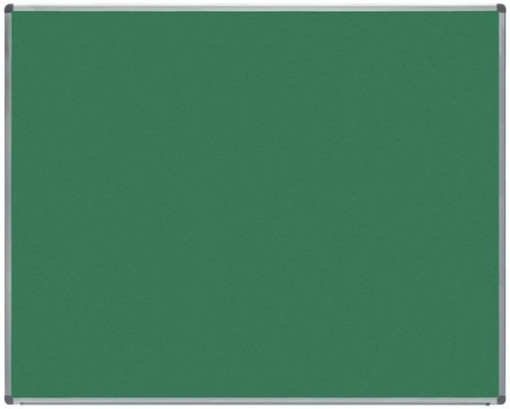 Tabla verde magnetica pentru creta, cu suprafata emailata, rama din aluminiu anodizat, dimensiune 150 x 120 cm