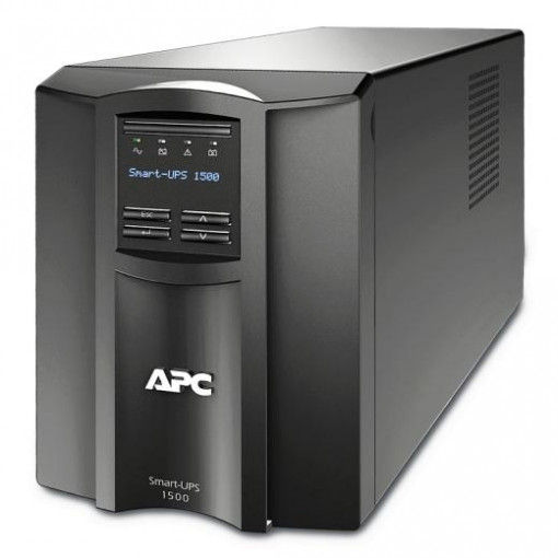 UPS APC Smart-UPS SMT line-interactive / sinusoidala 1500VA / 1000W 8conectori C13, baterie RBC7,smart