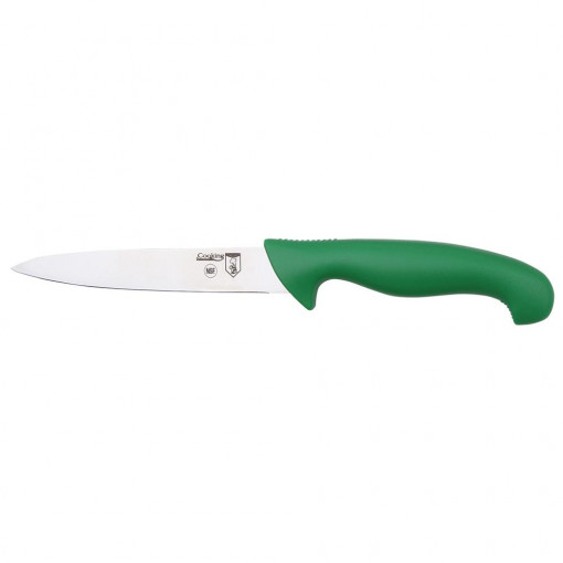 Utility knife 10 cm, Green handle Total length: 22 cm Blade length : 10 cm Material: polypropylene handle
