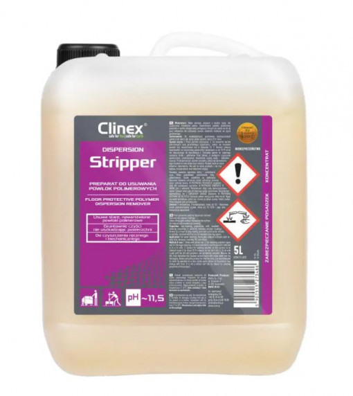 CLINEX Dispersion STRIPPER, 5 litri, detergent pentru curatare polymeri de pe suprafete diverse