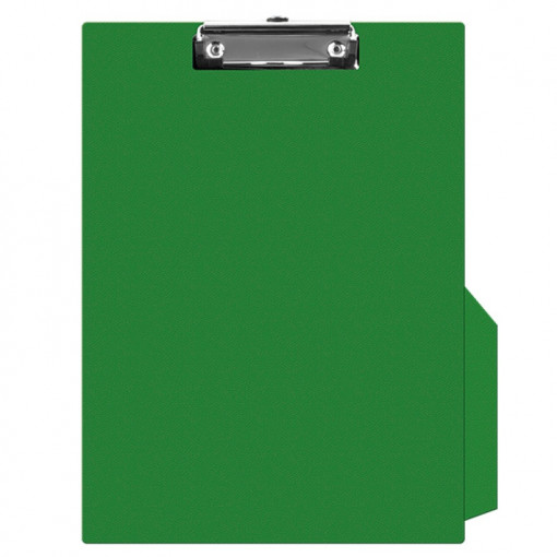 Clipboard simplu A4, plastifiat PVC, Q-Connect - verde