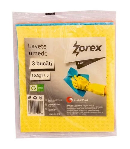 Lavete umede Zorex Pro, 3 buc/set