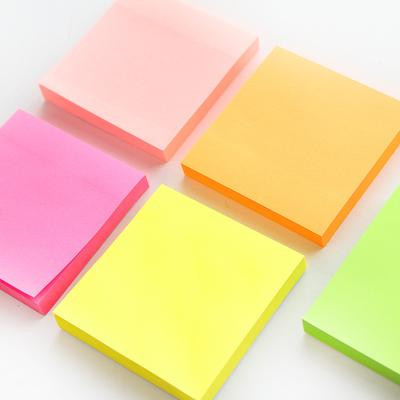 Notes autoadeziv in culori pastel 76x76 mm, 100 file School Office