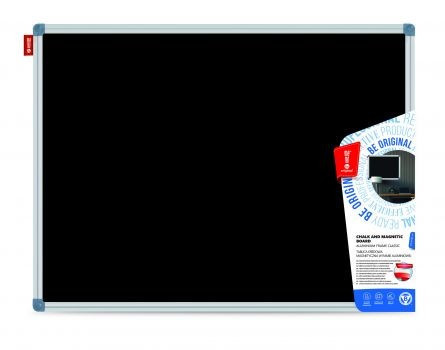 TABLA CRETA NEAGRA MAGNETICA 100*200 CM RAMA ALUMINIU MEMO BE