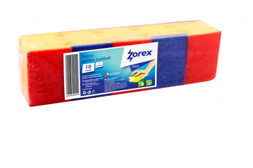 Bureti cu canelură Zorex Clasic 10 bucati / set