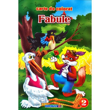 Carte de Colorat - Fabule 2