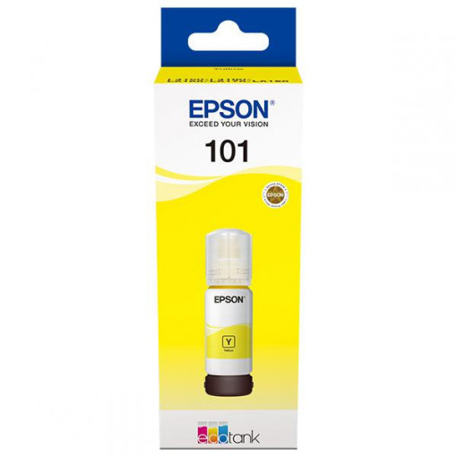 Cartus cerneala Epson 101 ECOTANK , yellow, capacitate 70ml, pentru L6170, L4160, L4150, L6190