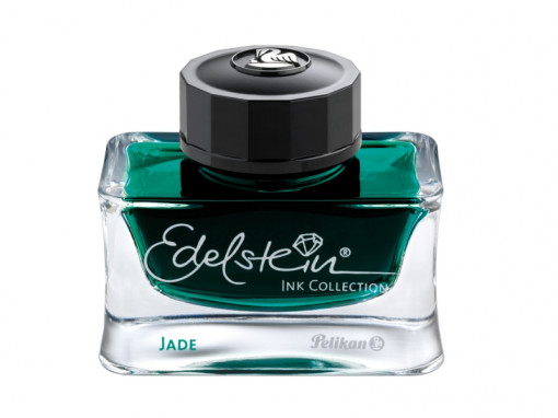 Cerneala premium Edelstein, borcan 50ml, culoare verde jad