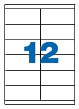 Etichete autoadezive, pretaiate (105x48 mm), 12/A4, 100 coli/top, A-Series