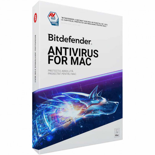 Licenta retail Bitdefender Antivirus for Mac - protectie de baza pentru PC-uri Windows, valabila pentru