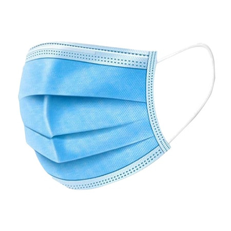 Masti de protectie unica folosinta 3 pliuri, 3 straturi cu elastic 50 bucati/set