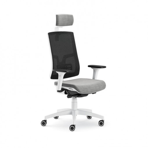 Scaun ergonomic Pure White Mesh PDH