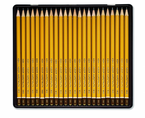 Set creioane grafit 24 buc, Koh-i-noor.
